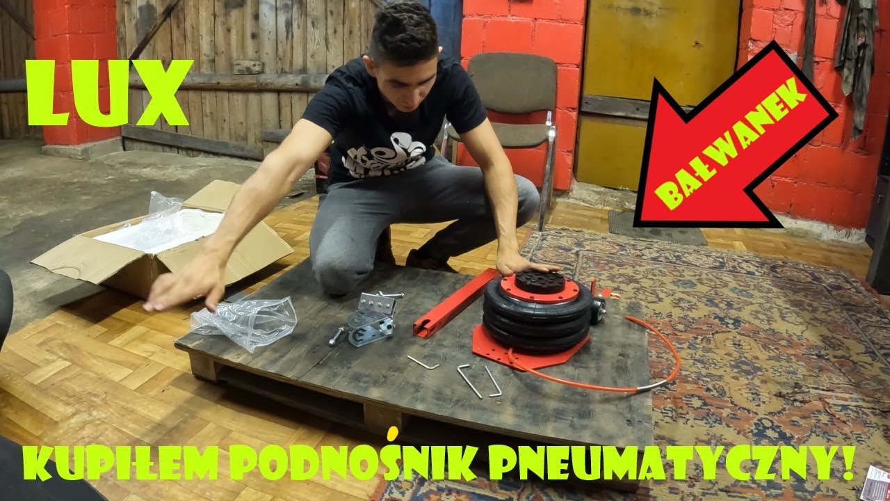 Kupiłem podnośnik pneumatyczny! Składamy i testujemy!