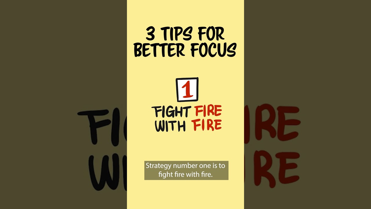 Improve Your Focus With These 3 Tips