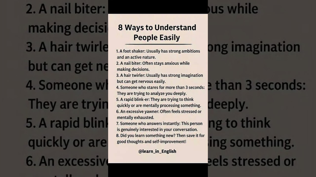 8 Psychology Tricks to Read Anyone’s Mind | Body Language Secrets Explained