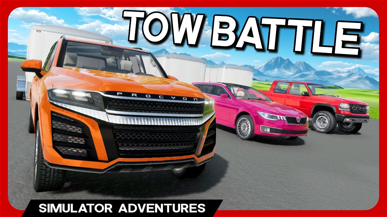 BeamNG's BEST Tow Car? - Pickup vs Wagon vs SUV! (FREE MODS)