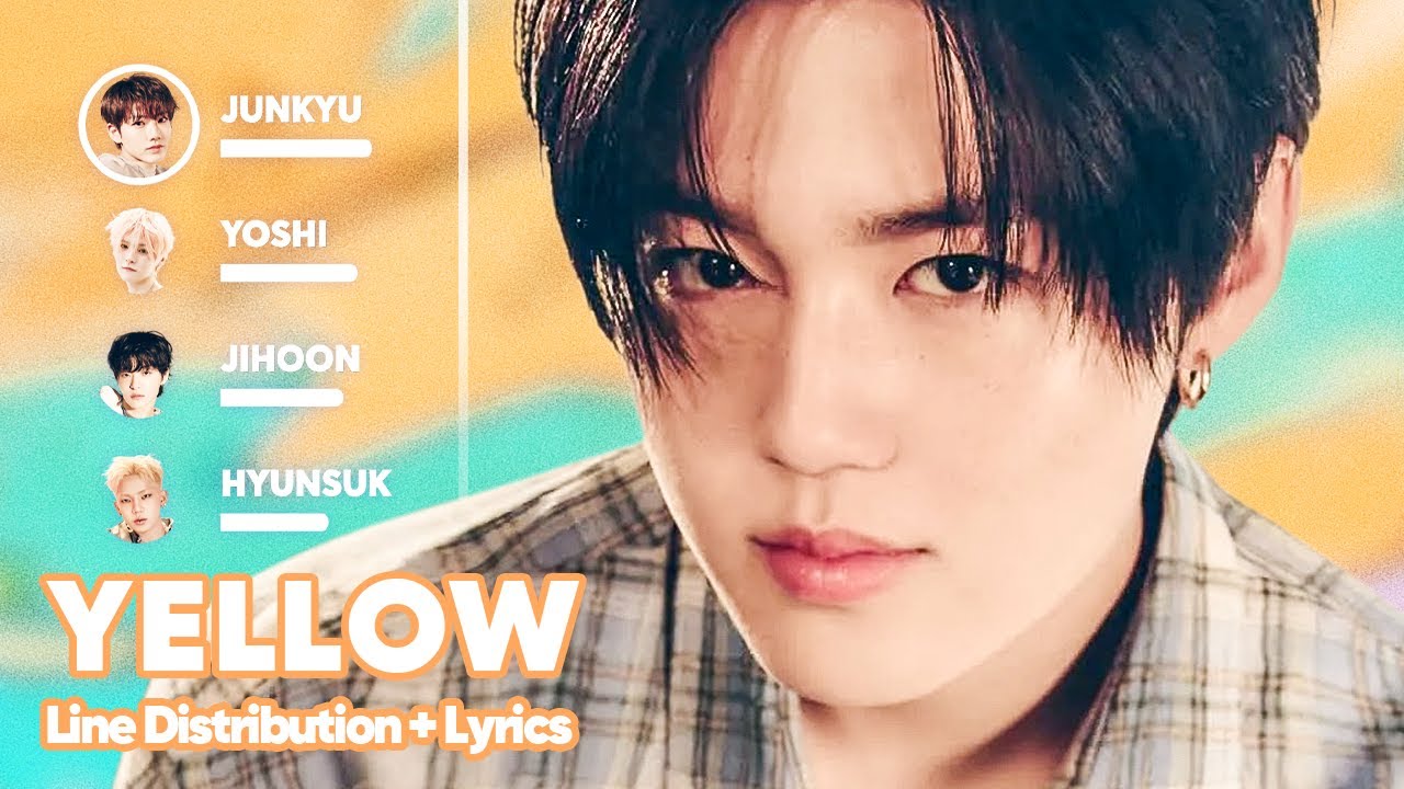 TREASURE - YELLOW (Line Distribution + Lyrics Karaoke) PATREON REQUESTED
