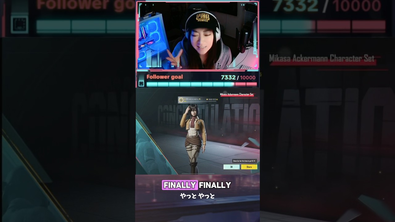 Самая худшая удача Микасы 💀 | Выкуп Lucky Spin в PUBG Mobile x AOT! #pubgmvip