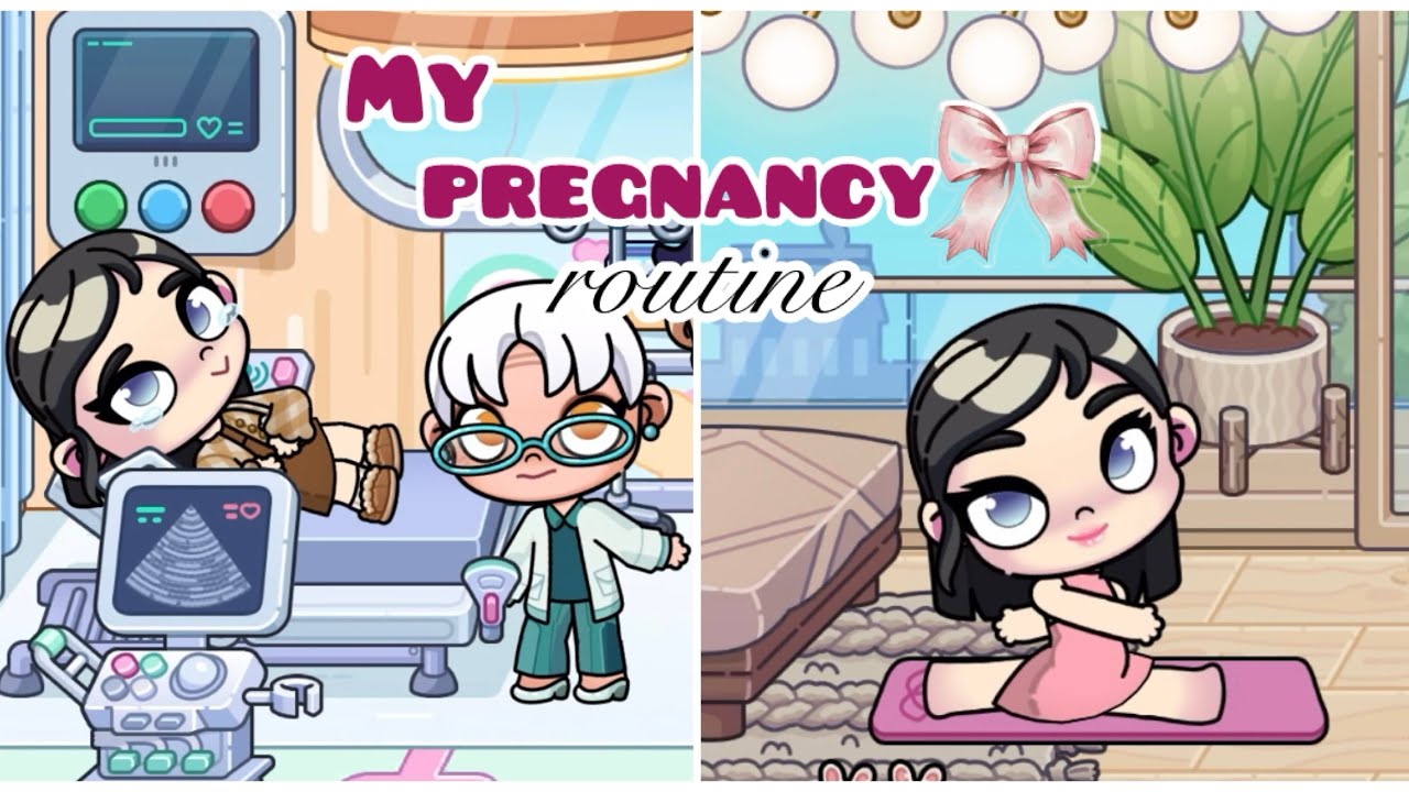 My pregnancy routine on Avatar World😍 روتيني أثناء الحمل في عالم أفاتار🤰🏻💗#avatarworld 