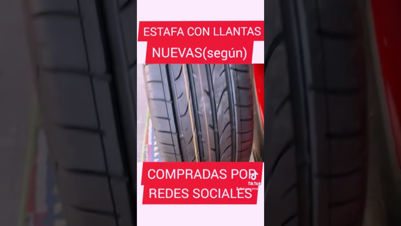 ESTAFA CON LLANTAS (CUIDADO)
