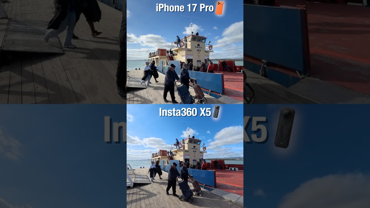 iPhone 17 Pro против Insta360 X5: лучшая камера для путешествий? 🧳 #insta360x5