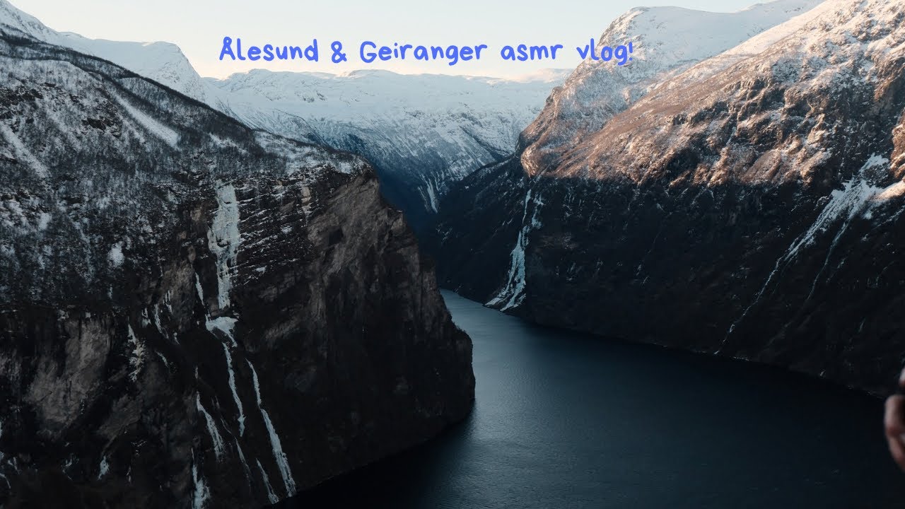 ASMR ålesund & Geiranger vlog 