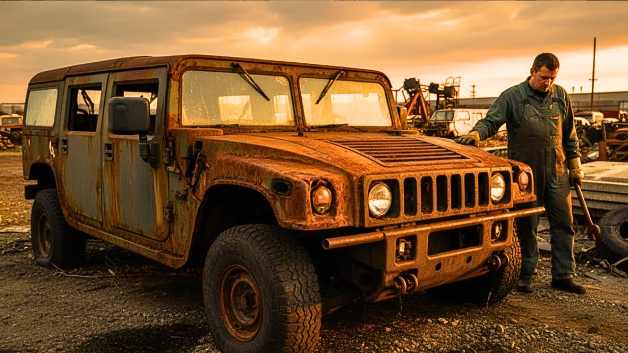 ASMR Restoration of a 2006 Hummer H1 Alpha | Abandoned Military Icon Rebuilt from Rust