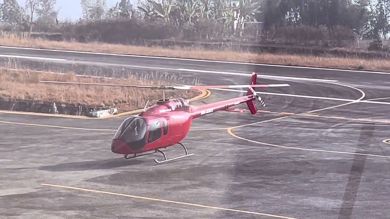 #Rumjatar airport #simrikair#helicopter #landing #aviation 