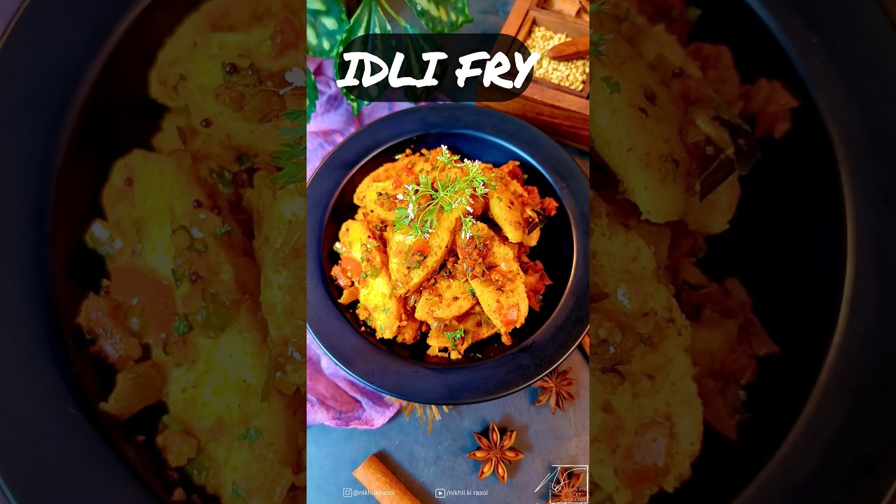 Masala Idli Fry | Idli Fry | Tadka Idli | Leftover Idli Fry | Tawa Idli | Idli Recipe | #shorts