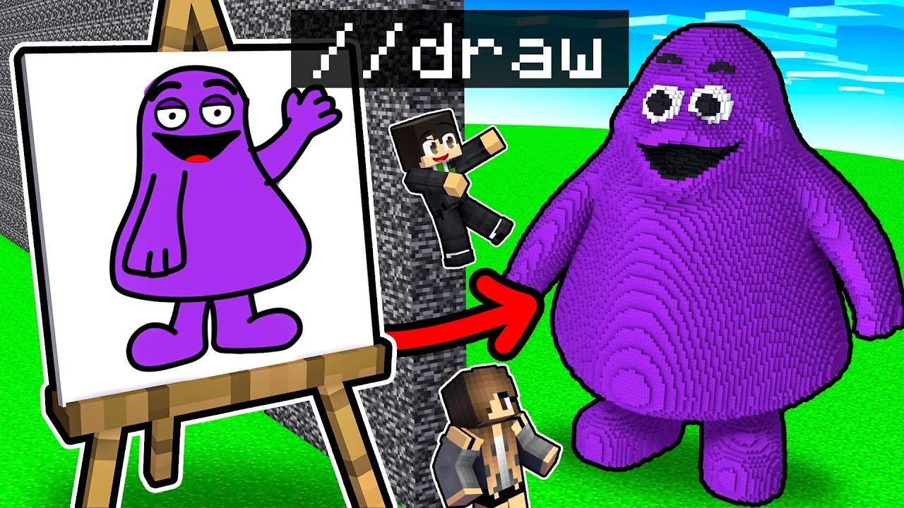 Am Trollat-o pe *FANA* cu HACK de Desenat in Minecraft!