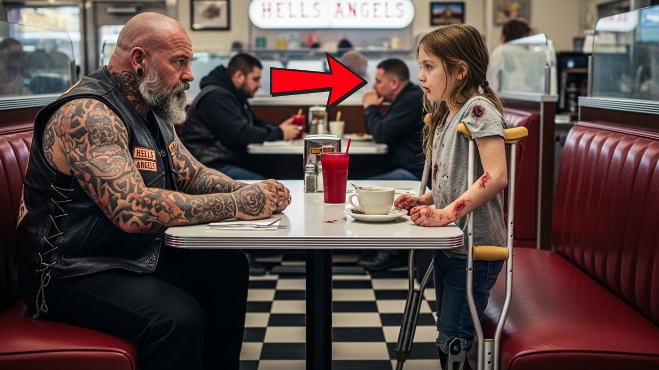 “May I Sit Here?” the Disabled Girl Asked — The Biker Wasn’t Ready for the Truth