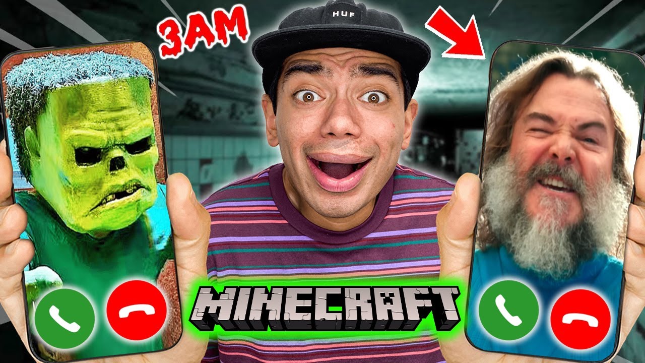 DO NOT CALL MINECRAFT MOVIE ZOMBIE & MINECRAFT STEVE AT 3AM!! (THEY CAME AFTER US!!)