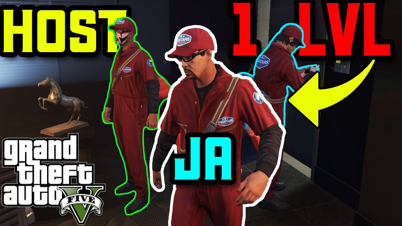 GTA ONLINE - 1 LVL MIAŁ NAS WYKEROWAĆ ... - Napady na kasyno z randomami