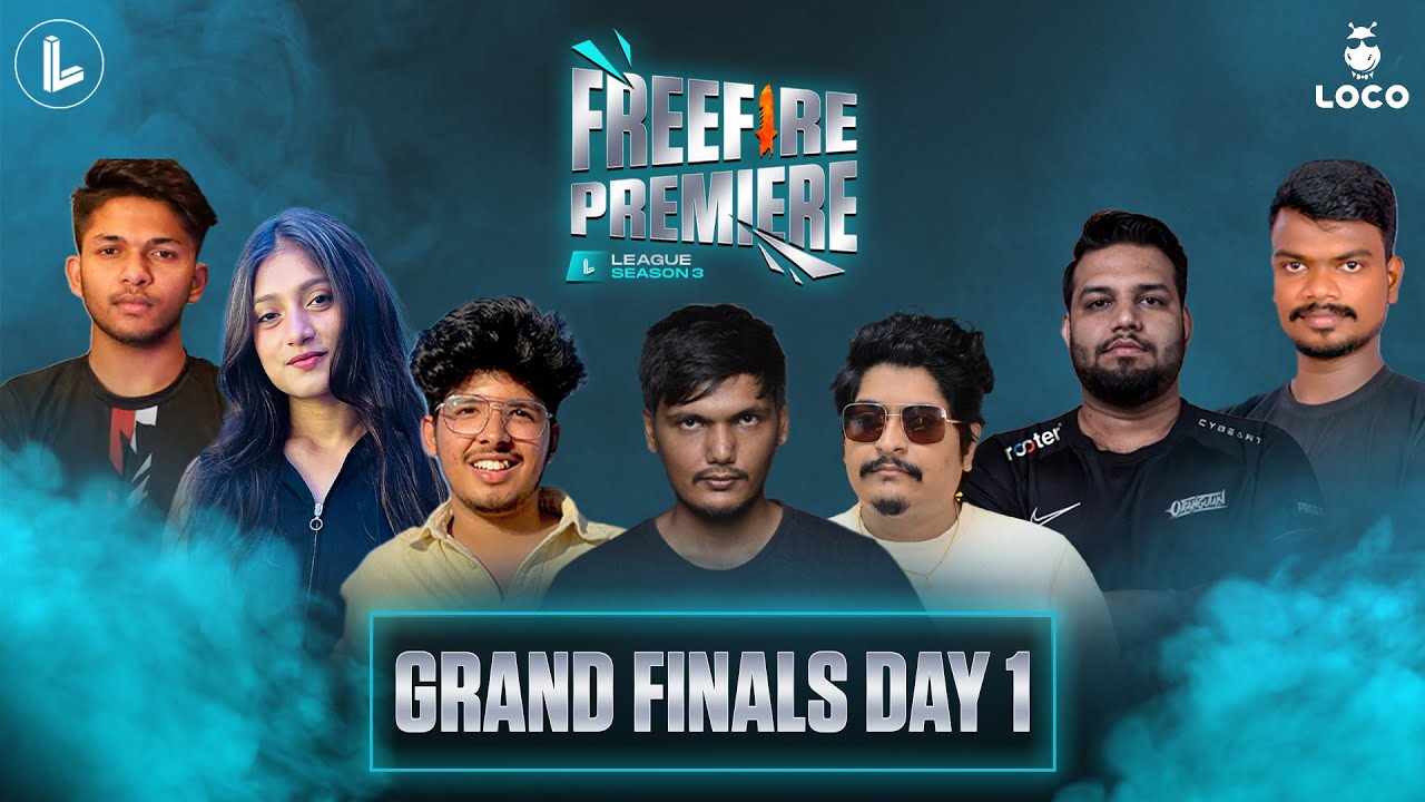FREEFIRE PREMIERE LEAGUE S3 | GRAND FINALS DAY 1 #gyangaming #ogjonty #mafiabala #tsgjash #pvsgaming