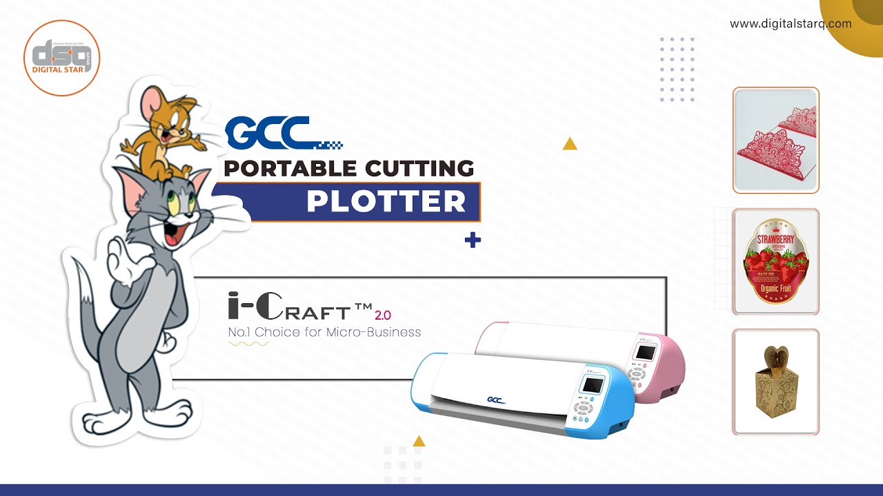 i-Craft™ 2.0, a portable desktop cutting plotter from GCC
