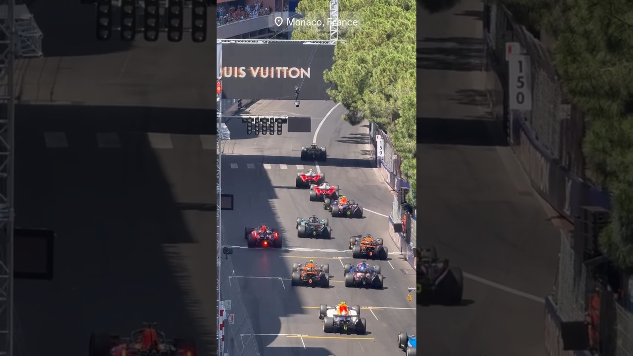 Max Verstappen Failed Start at Monaco GP F1 2026 Race start