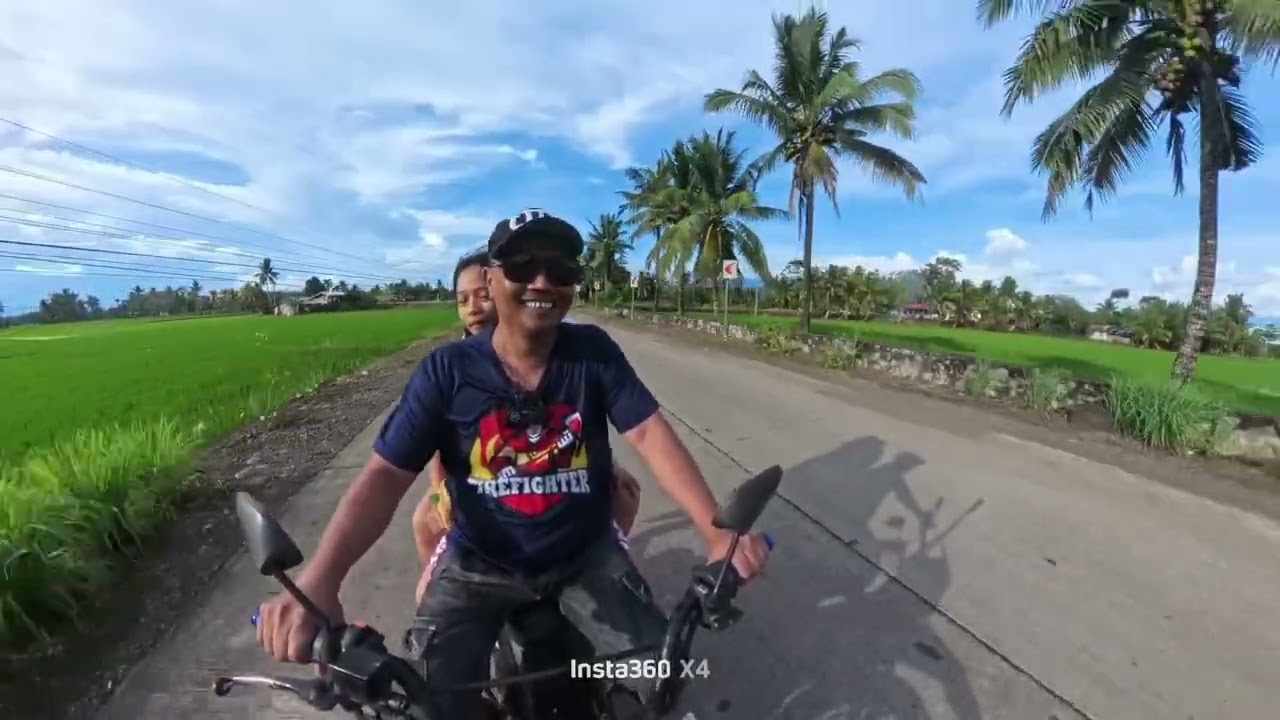 FIRST TIME TUMAWID SA HANGING BRIDGE NA NAKA MOTOR..