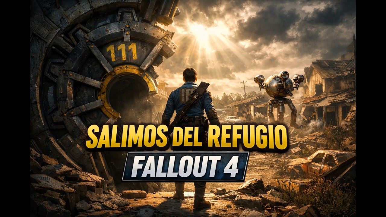 SALIMOS DEL REFUGIO ☢️ | Fallout 4 #2