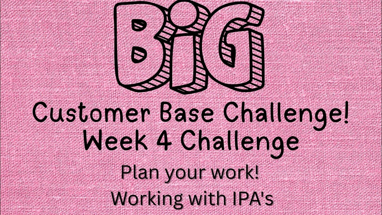 Pt 4 Building your Mary Kay Customer Base BiG | IPA's @deannaloudon1205⁩