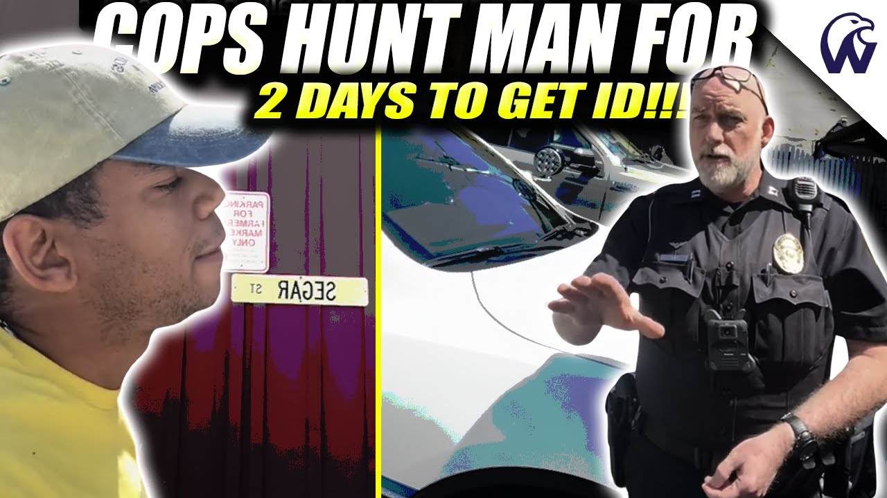 Cops Go On A 2 Day Man Hunt To Get A Man's ID