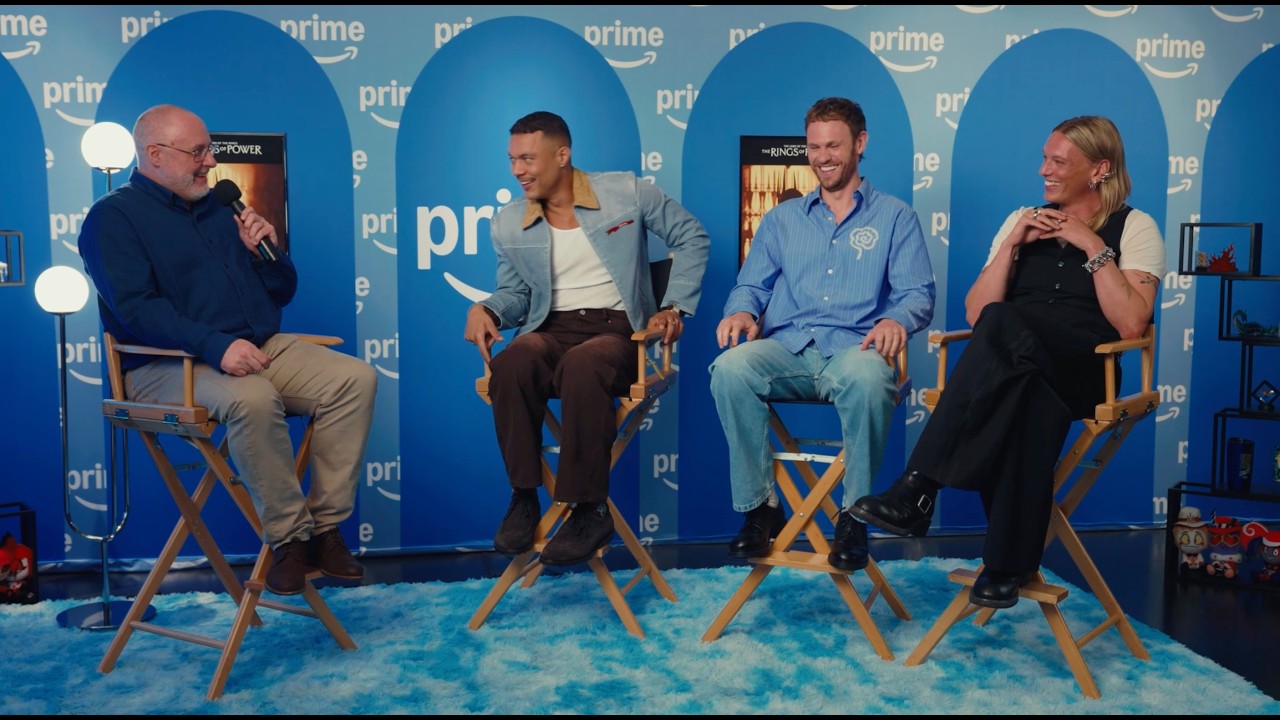 The Tolkien Professor Interviews The Rings of Power Cast and Crew - SDCC (Sauron, Celeborn, Arondir)