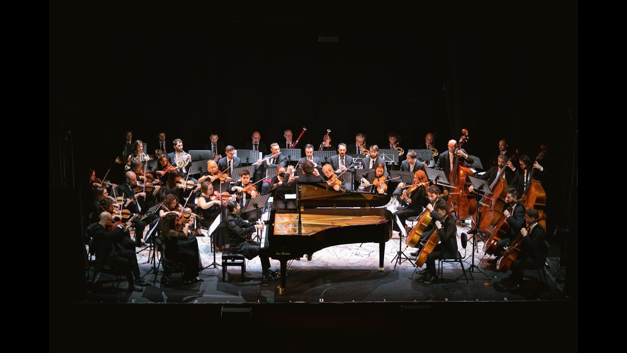 Miloš Bihary-Grieg Piano Concerto with orchestra (Miláno, Italy)
