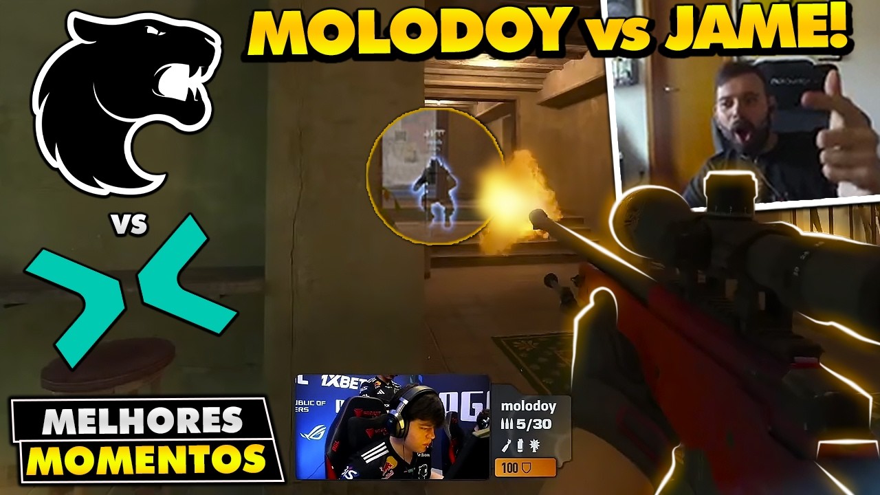 MOLODOY DESTRUIU em REVANCHE VALENDO OS PLAYOFFS! Melhores Momentos: FURIA vs PARIVISION - PGL