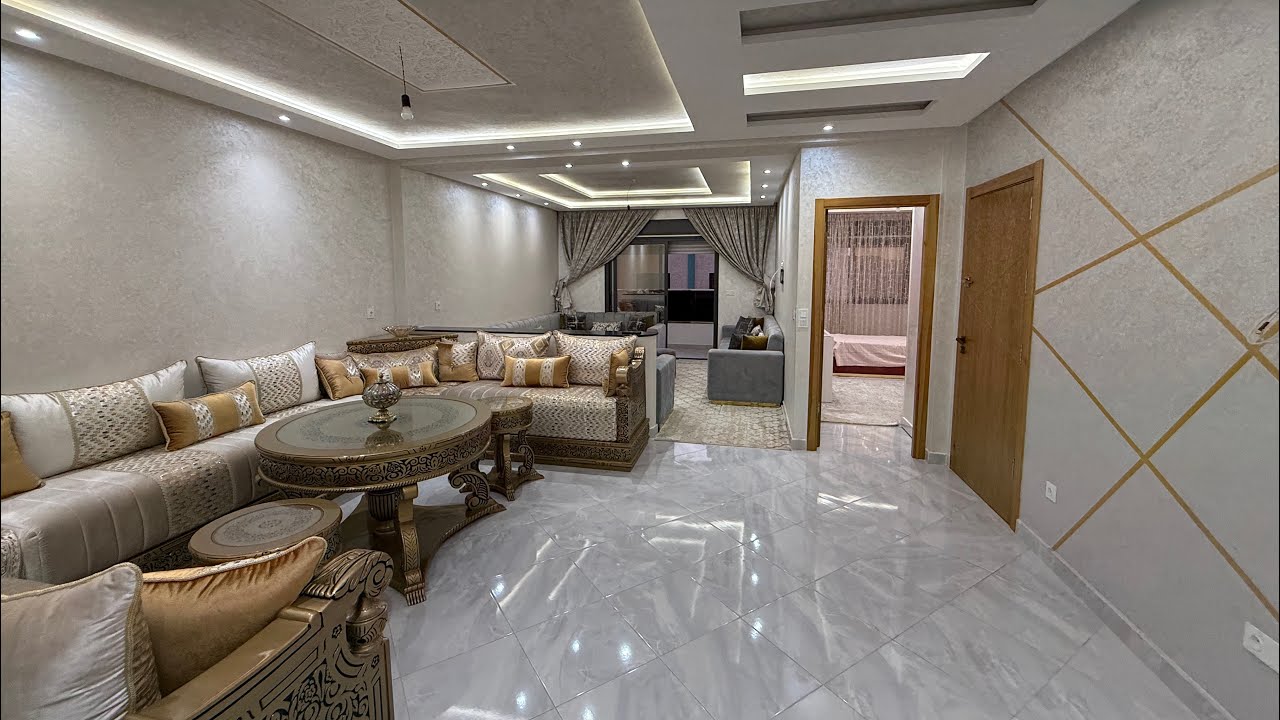 شقة باقا بالميكة 👑 محفظة ومفروشة 😍 للبيع في تطوان 🕊️مساحتها 105 متر 👌 0662125633