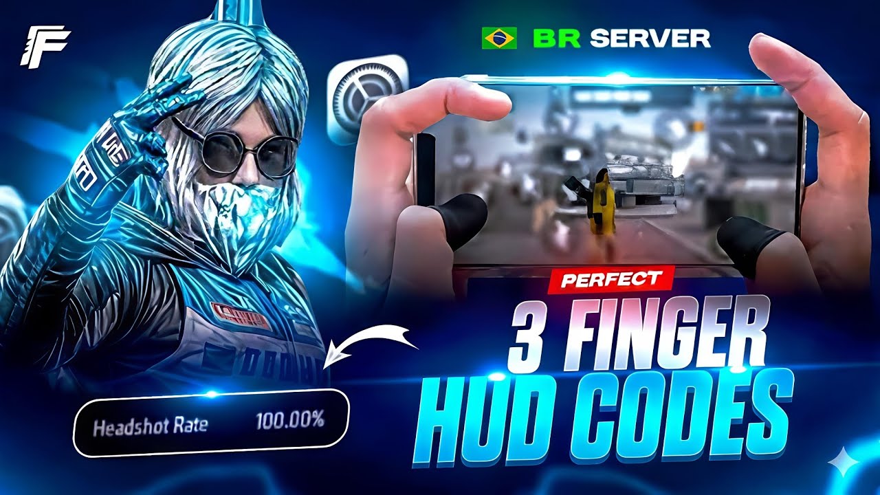 STOP Using Default HUD ❌ Try This 3 Finger Brazilian 🇧🇷HUD Code 🔥 | MARK FF