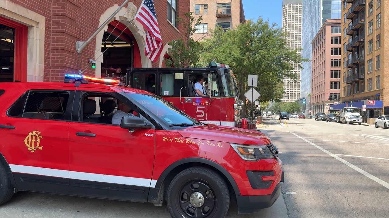 chicago fire department downtown (Spare) companies responses 