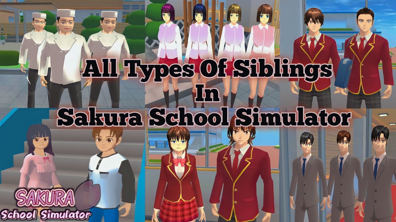 All Types Of Siblings In Sakura School Simulator 😱🤫😳