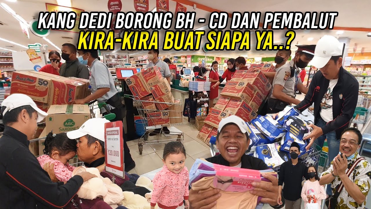 DITEMANI NYI HYANG DAN K0RBAN GEMPA DIAJAK BELANJA-KANG DEDI BORONG CD DAN BH-UNTUK SIAPA ?
