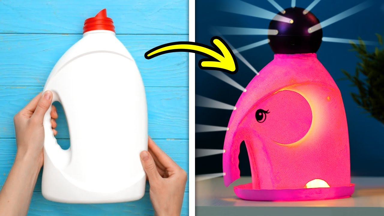 Plastik wiederverwenden || 27 fantastische und nützliche DIY-Kreationen