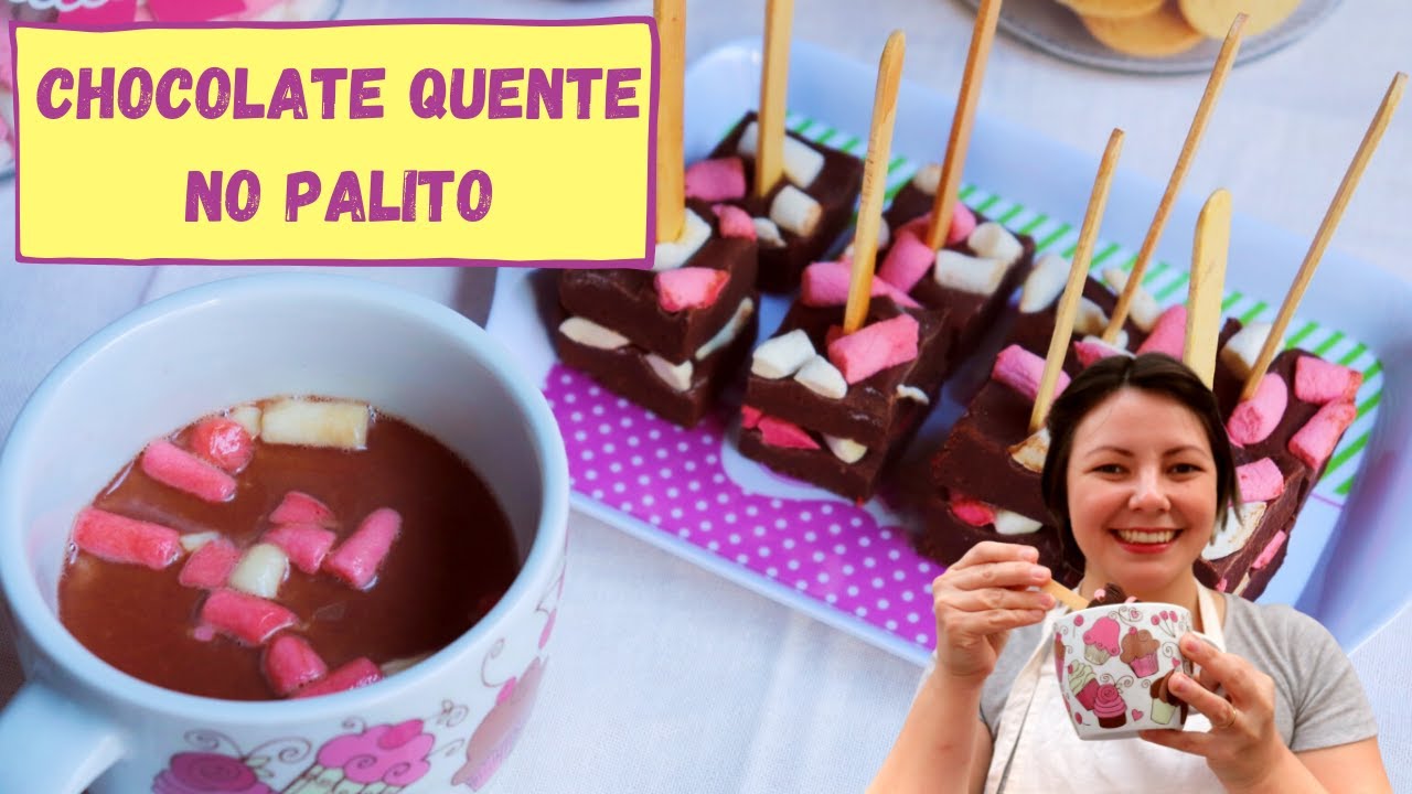 Chocolate quente no palito: Receita f&aacute;cil | Bebidas quentes para o inverno | Priscila Piardi