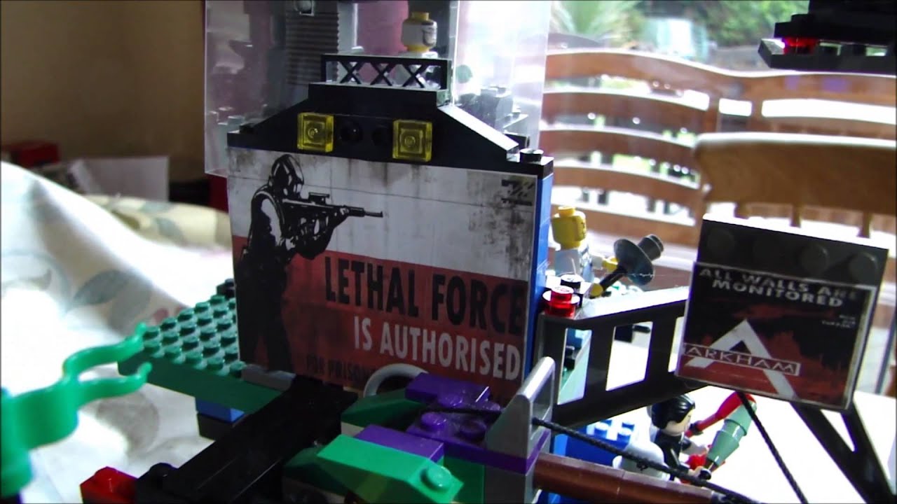 Lego Batman Arkham city display