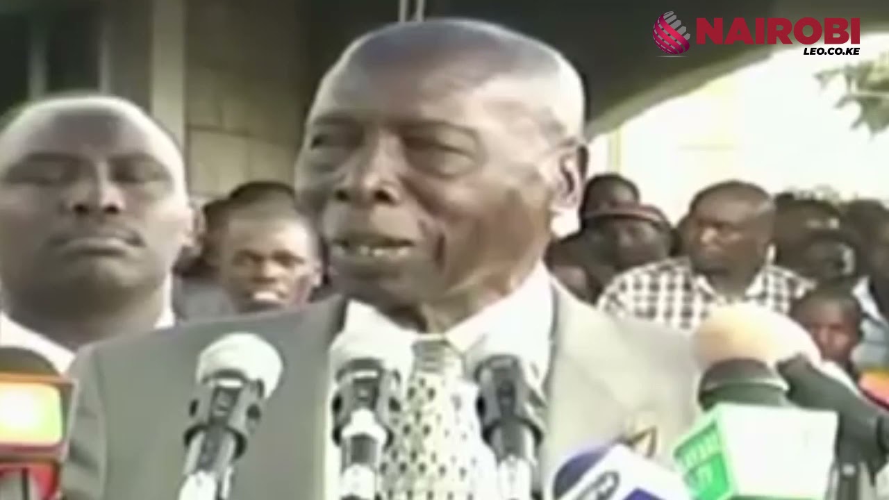 Funny moments of Daniel Moi