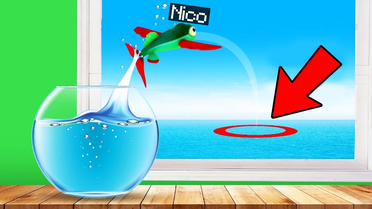 NICO, DIVENTA UNO STRANO PESCE VOLANTE!