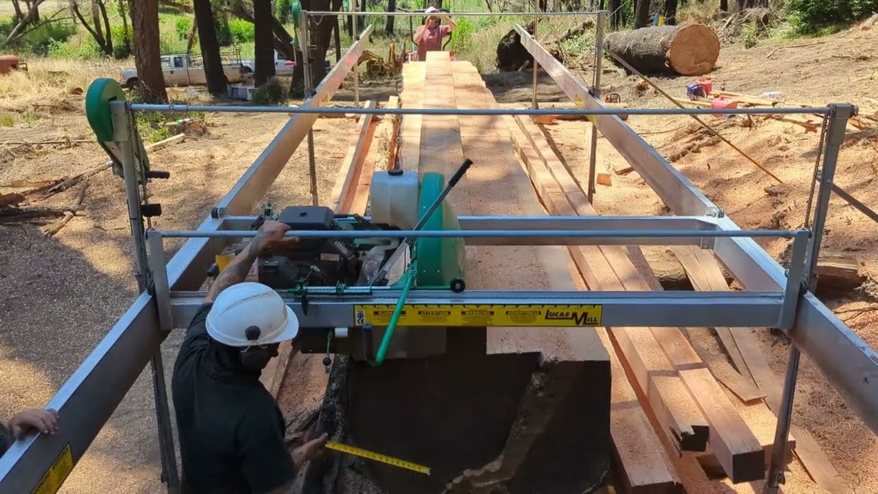 First 30 Foot Beam on the Lucas Mill