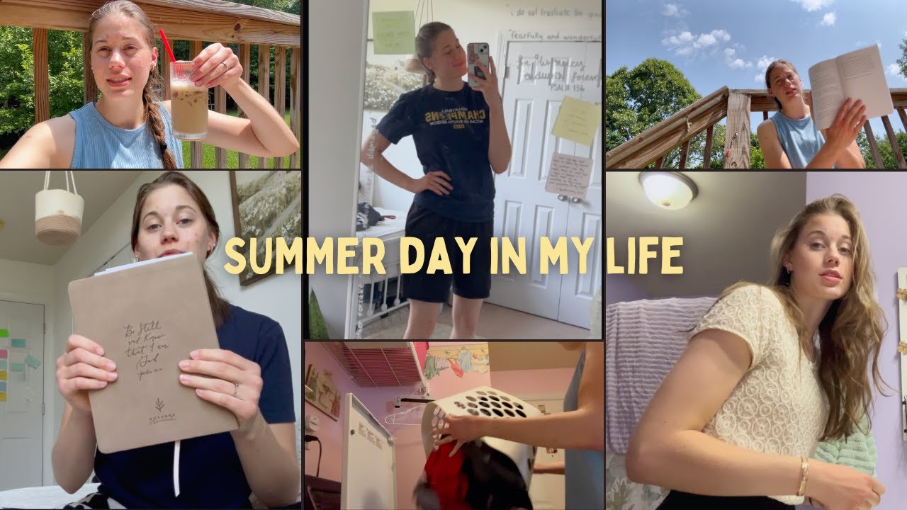 Wednesday in my life, how I'm spending my summer, chatty GRWM, and life updates