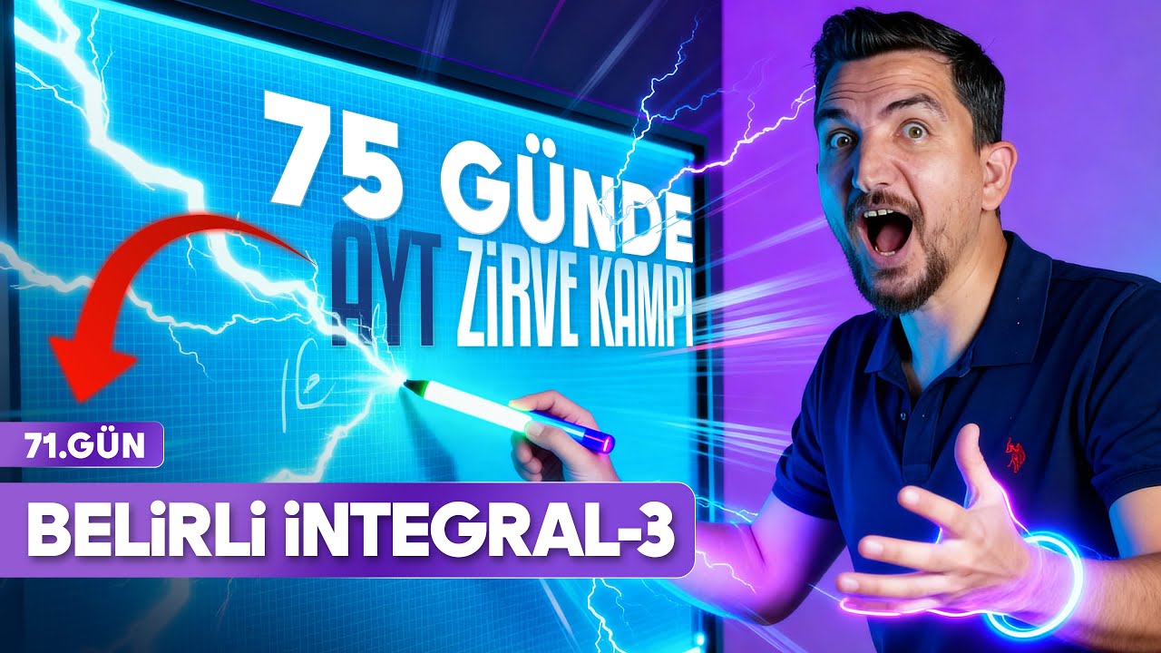 71)AYT MATEMATİK KAMPI(71.GÜN)-BELİRLİ İNTEGRAL-İLYAS GÜNEŞ