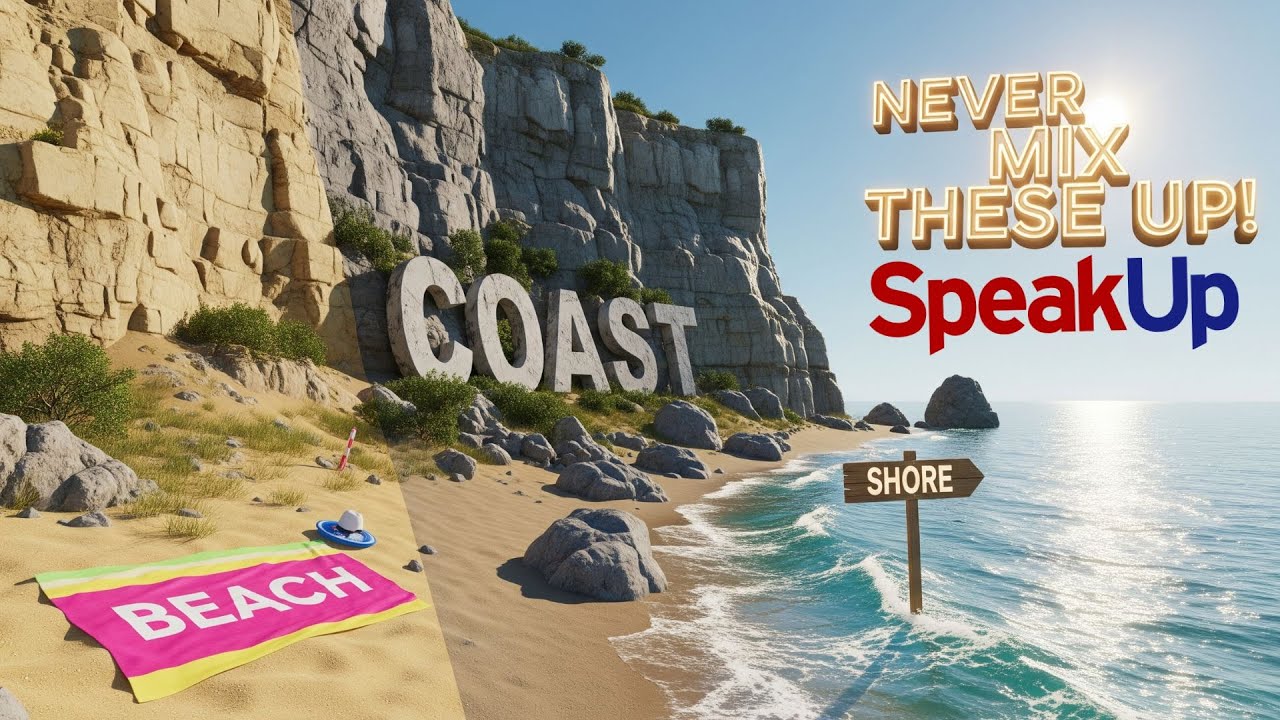 Разъяснение непонятных английских слов: Beach, Coast, Shore и многое другое!
