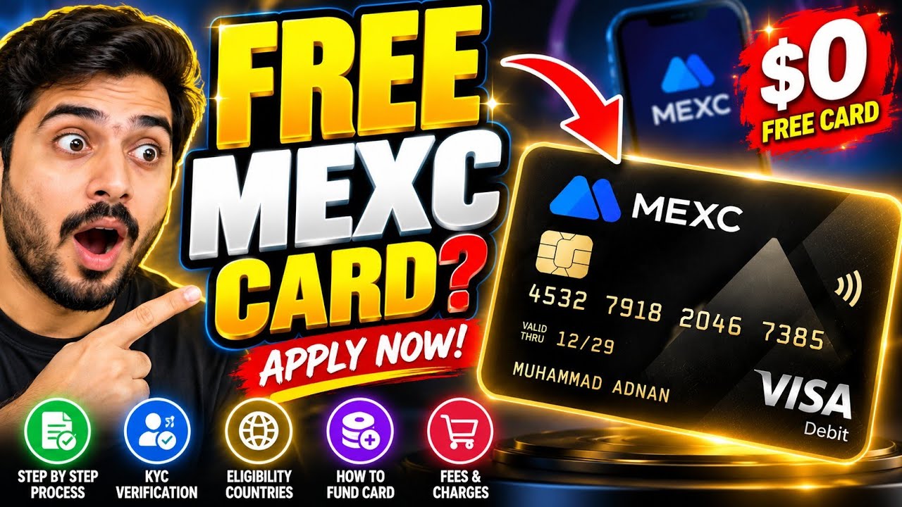 How to Get MEXC Global Card FREE in 2026 🔥 | Apply Step by Step (Urdu/Hindi)