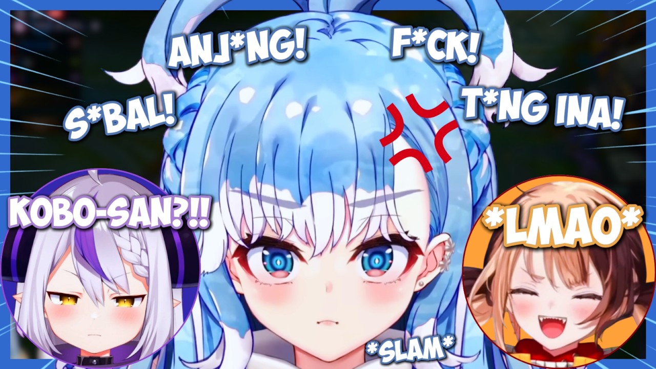 The Same Chaos Happens When Kobo Plays LoL with Either Laplus or Gigi〖hololive〗