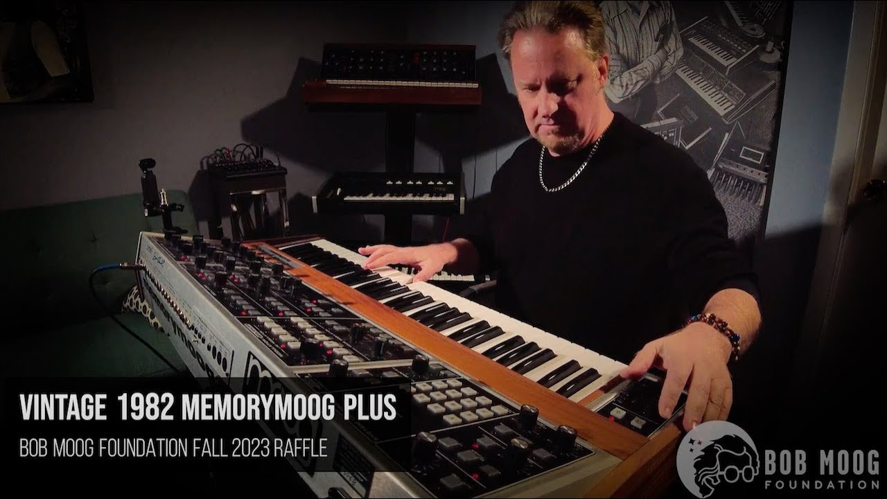 Erik Norlander Exploring Our Raffle Memorymoog Plus Signed by Dominic Milano!