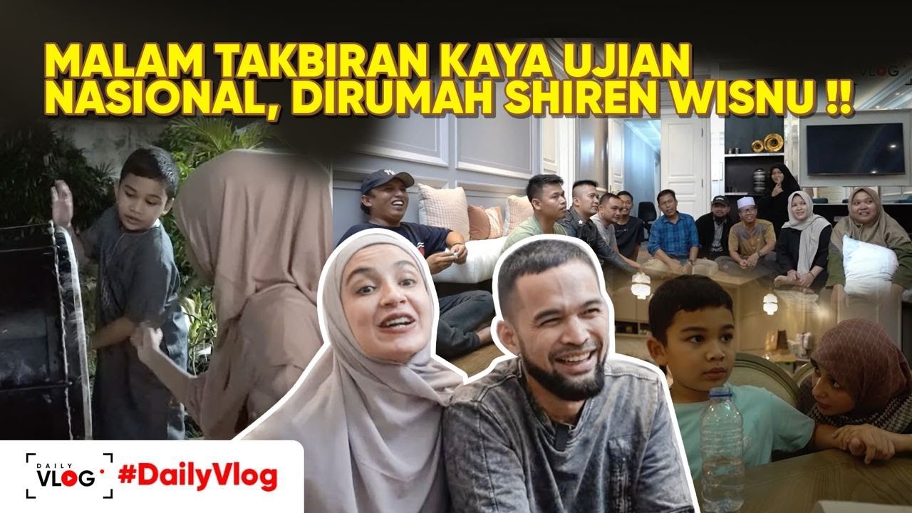 BAGI-BAGI THR DI MALAM TAKBIRAN!! ADAM BIKIN WISNU TERHARU!!!
