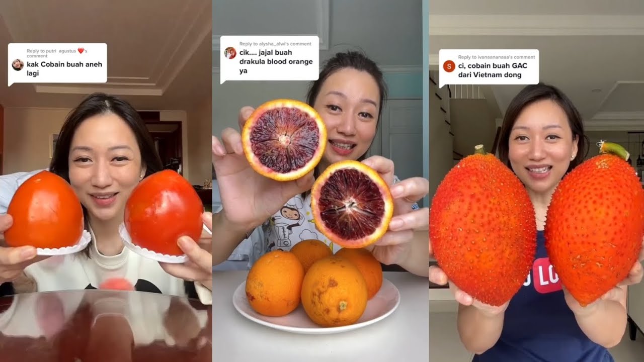 Review Buah Aneh😱 | Tiktok Nanakoot makan buah aneh