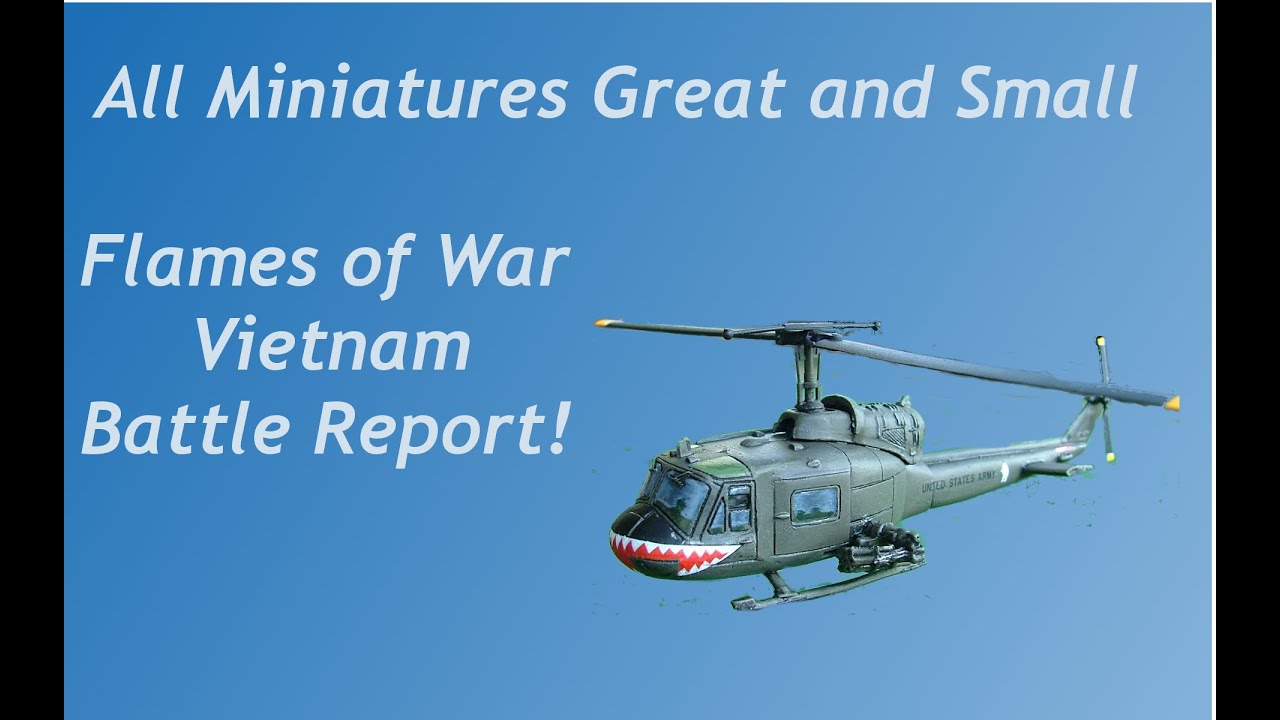 Flames of War Vietnam Battle Report! 1500 pts Hot LZ