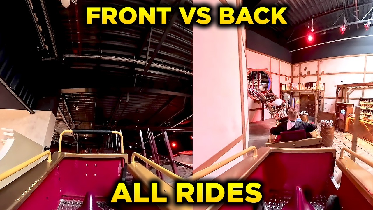 ALL FRONT VS BACK ROLLERCOASTER RIDES IN MANDORIA | 2025 EPIC SMOOTH POV RIDES