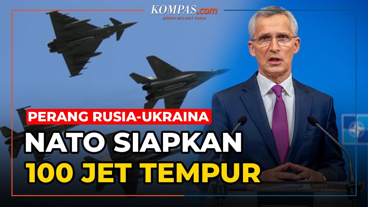 Ukraina Dapat Kiriman 100 Jet Tempur dari NATO