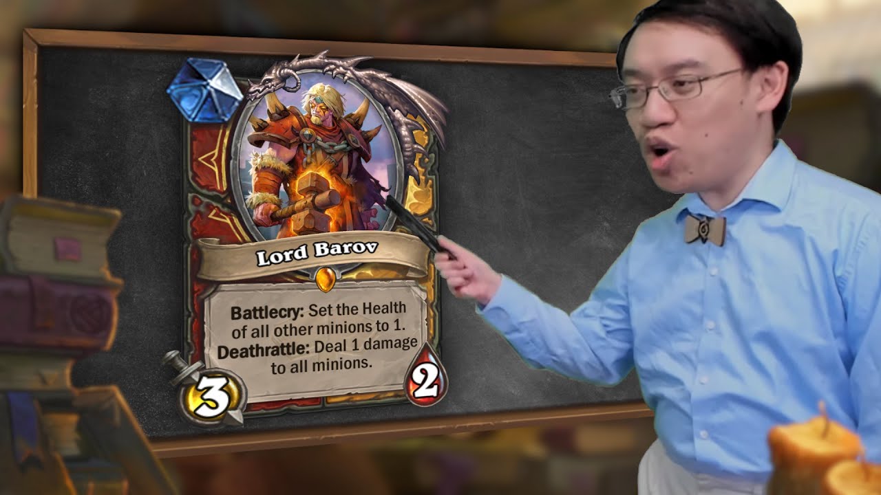 Scholomance Card Reveal: Professor Trump's & Lord Barov's Value Lesson | Hearthstone